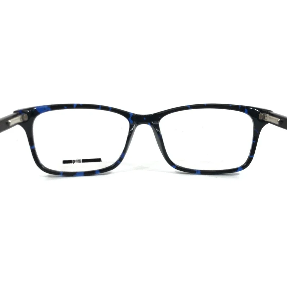 Alexander Mcqueen Eyeglasses Frames MQ0064O 003 Black Blue Rectangle 54-16-150